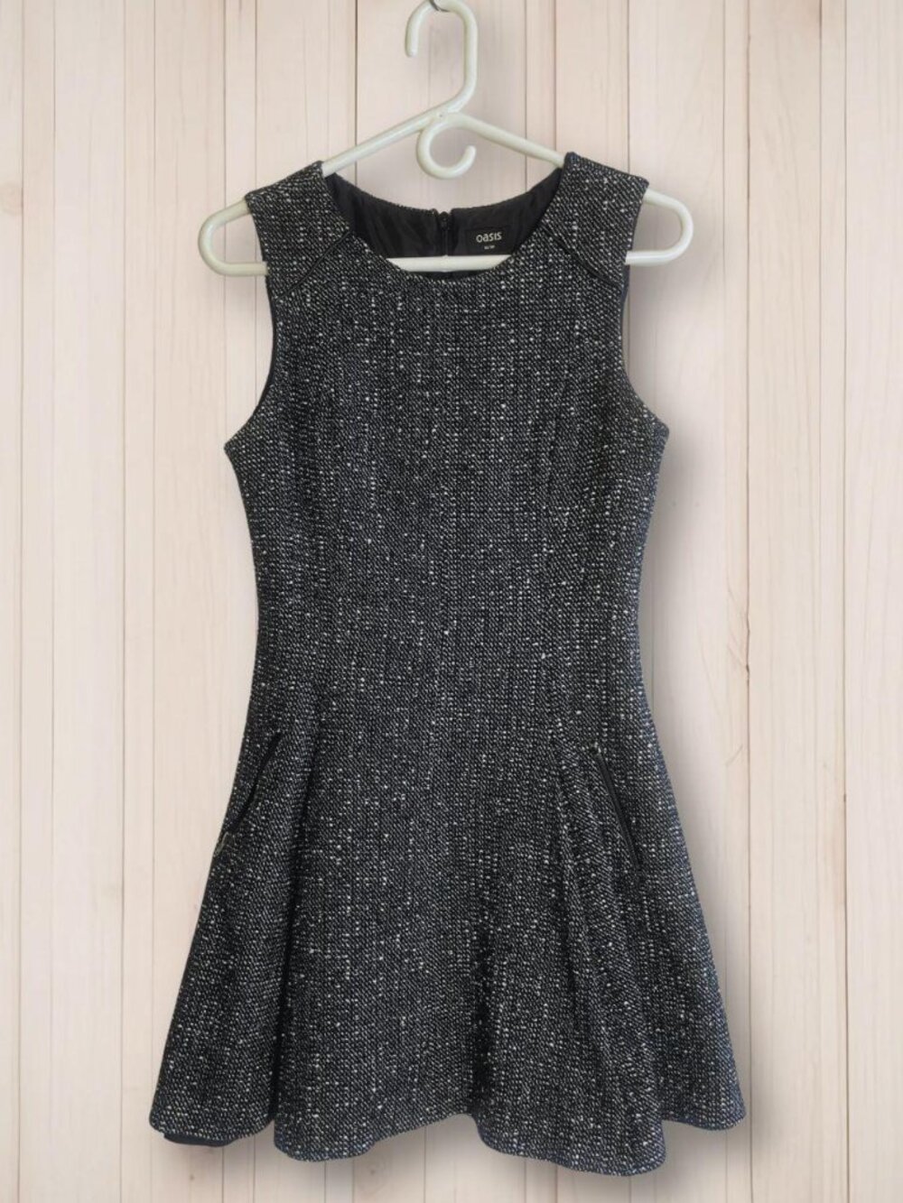 ARCHIVAL 2010s Oasis Tweed Fit & Flare Mini